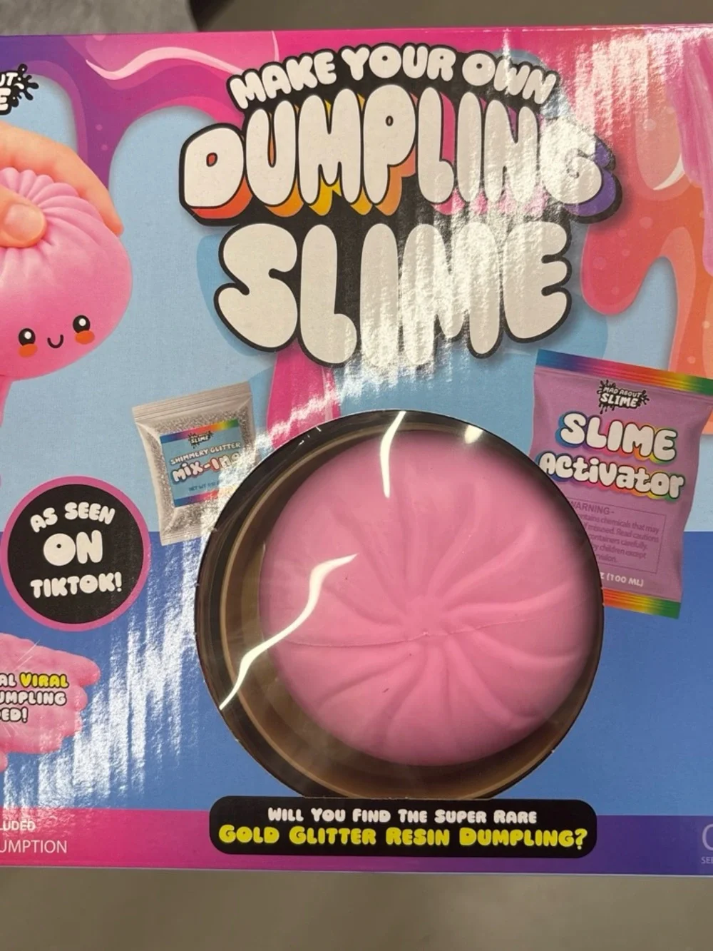 Make Your Own Dumpling Slime Kit - Pink